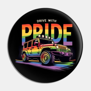 Jeep Rainbow Trail Pin