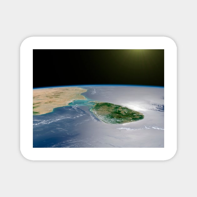 Sri Lanka, satellite image (C022/6625) Magnet by SciencePhoto