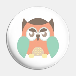 Angry little owl Pin