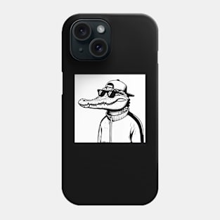 King of the Jungle - street art Crocodile #2 Phone Case