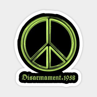 PEACE SYMBOL |CND| DISARMAMENT 1958 Magnet