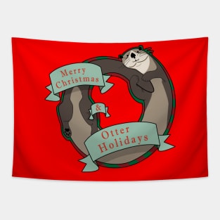 And Otter Holidays Tapestry