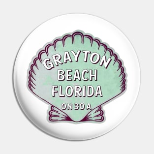 Grayton Beach Florida 30A Vintage Shell 30 A Pin