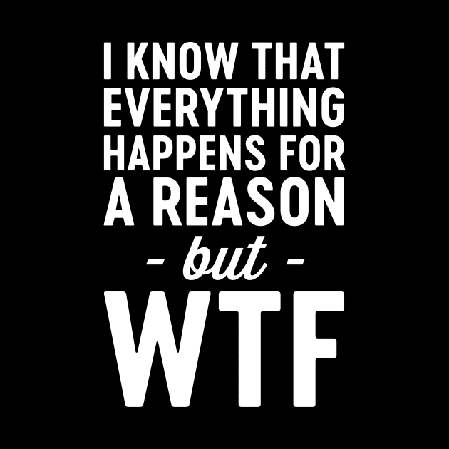 WTF everything happens for reason by Portals