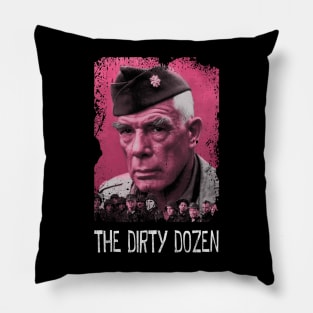 Lee Marvins Command The Dozen Character Tee Pillow