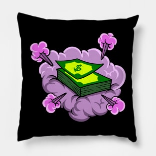 money cloud Pillow