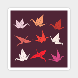 Origami: Paper Cranes Magnet