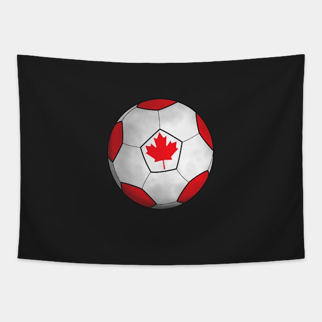 canada flag football Tapestry by persa