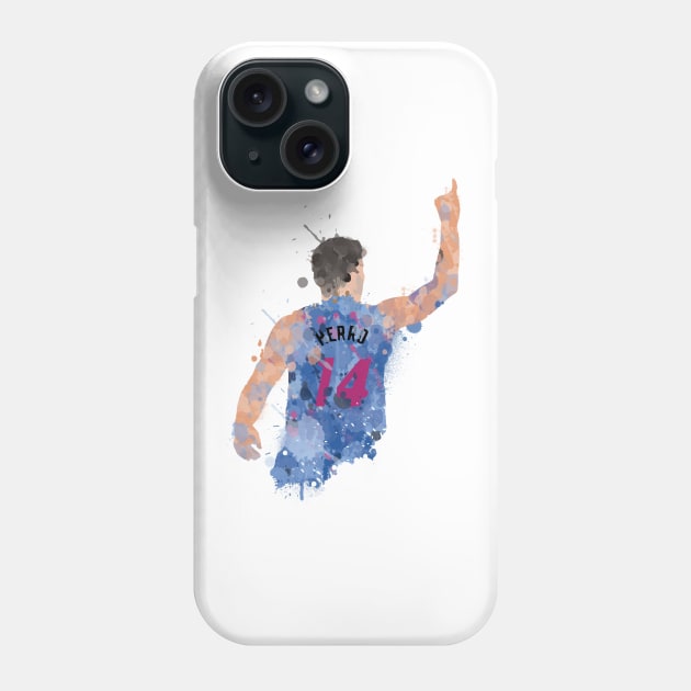 Tyler Herro Paint Splatter Art Phone Case by slawisa