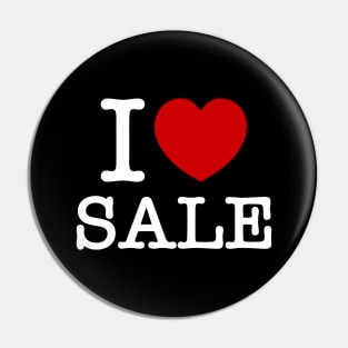 I HEART [LOVE] SALE Pin