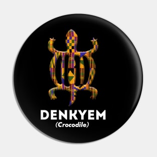 DENKYEM (Crocodile) Pin