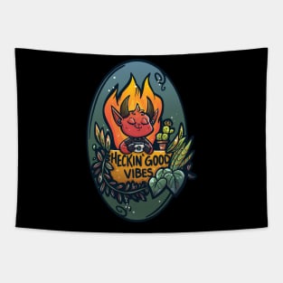 Heckin Good Vibes Tapestry