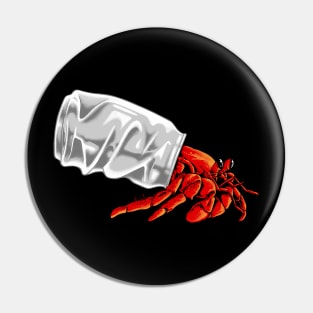 Canned Hermit Crab Pin