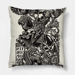 St. George Slaying the Dragon Pillow