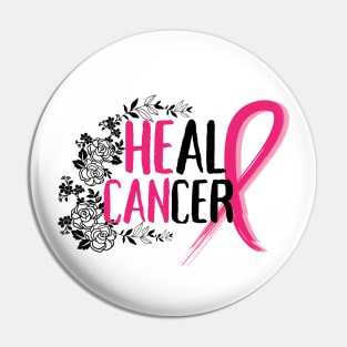 Heal Cancer, Breast cancer awareness Pin