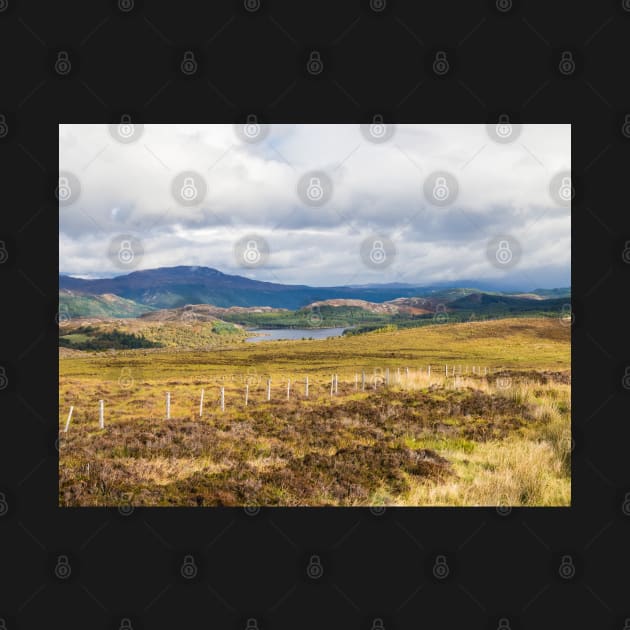 View on Great Glen or Glen More in the Scottish Highland near Loch Ness by Dolfilms