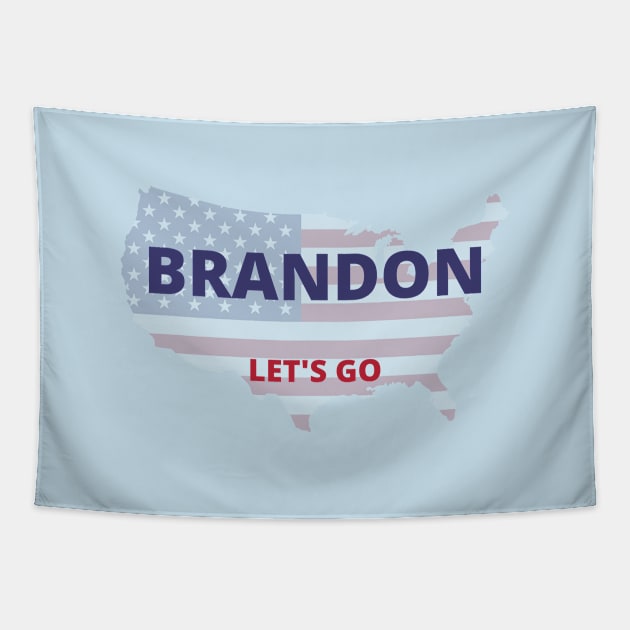 Let's Go Brandon Tapestry by soubamagic