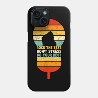 Lamp  The Test Dont Stress Do Your Best Test Day Phone Case