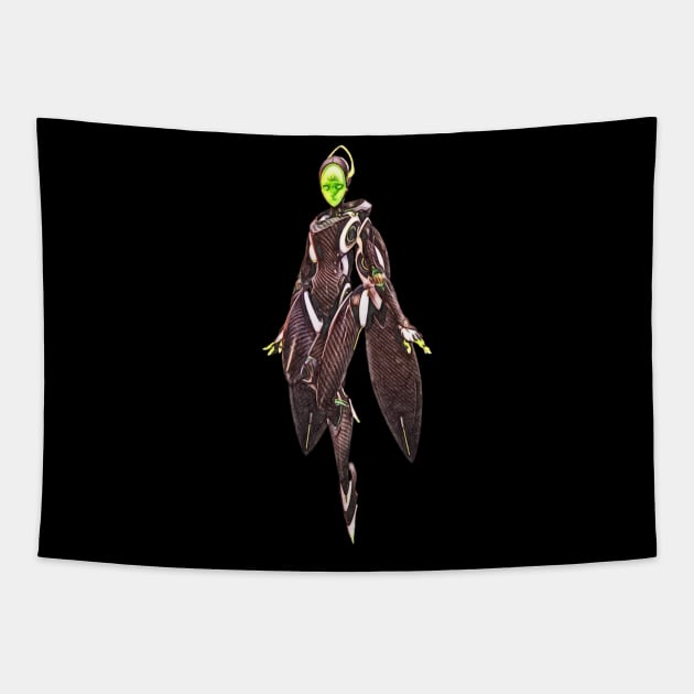 Overwatch Echo Carbon Fiber Tapestry by Green_Shirts