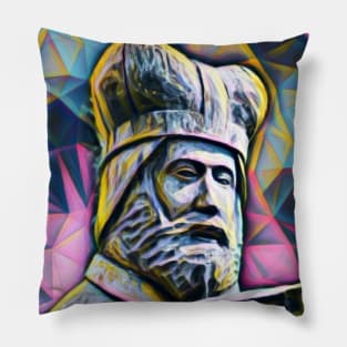 Geoffrey of Monmouth Portrait | Geoffrey of Monmouth Artwork 10 Pillow