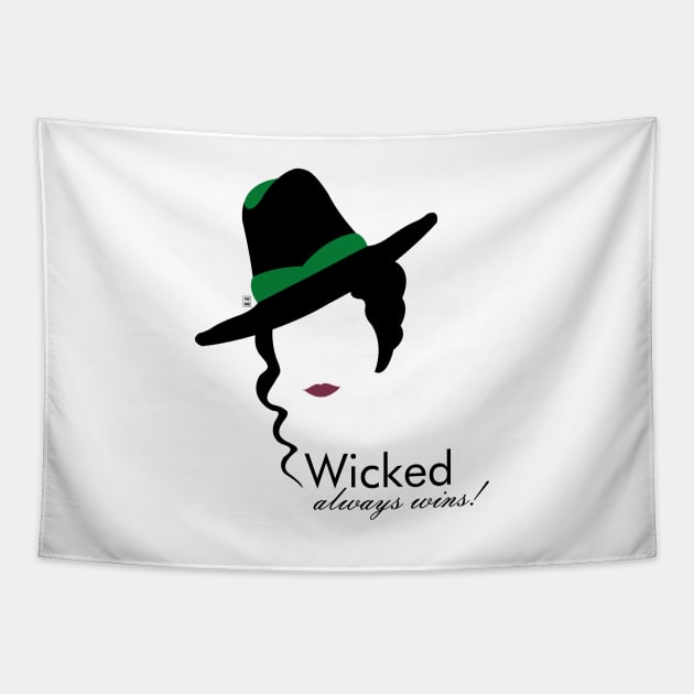 Wicked Witch Tapestry by Gabi Veiga