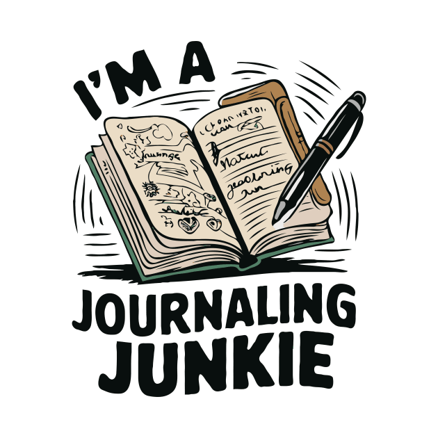 I'm A Journaling Junkie. Journaling Lover by Chrislkf