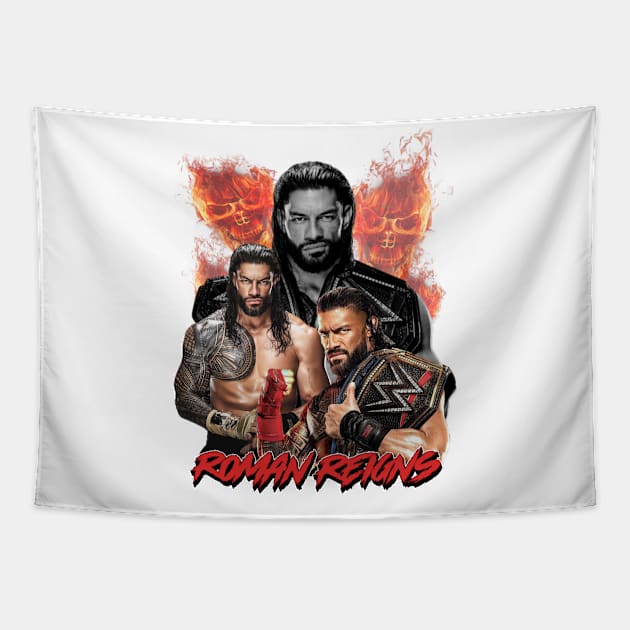 Wwe Smackdown Roman Reigns Tapestry by Leopards