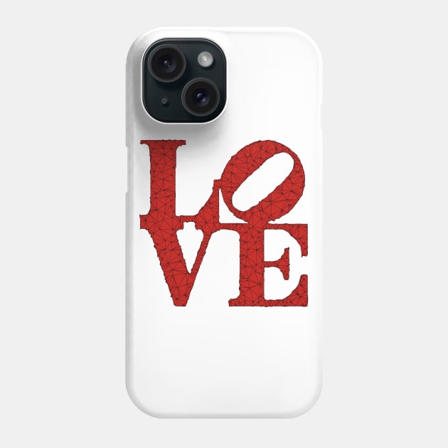LOVE (Robert Indiana) Phone Case by TRIME