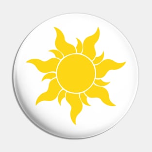 yellow sun Pin