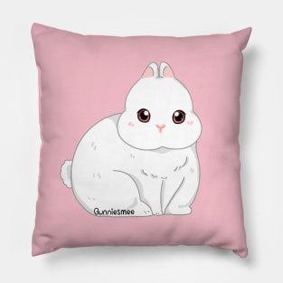 Netherland Dwaft Red Eye White . Bunniesmee Pillow