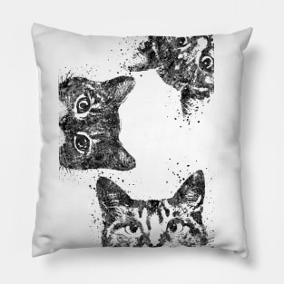 Peeking cat Pillow