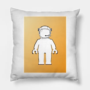 Banksy Style Astronaut Minifig, Customize My Minifig Pillow