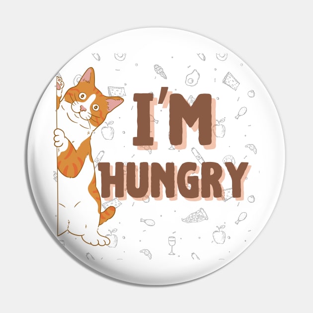 Cat im hungry Pin by Kenartideas