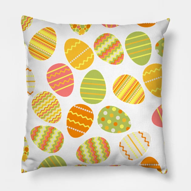 It's Easter Time • Easter Motif • Easter Colours Pillow by gronly