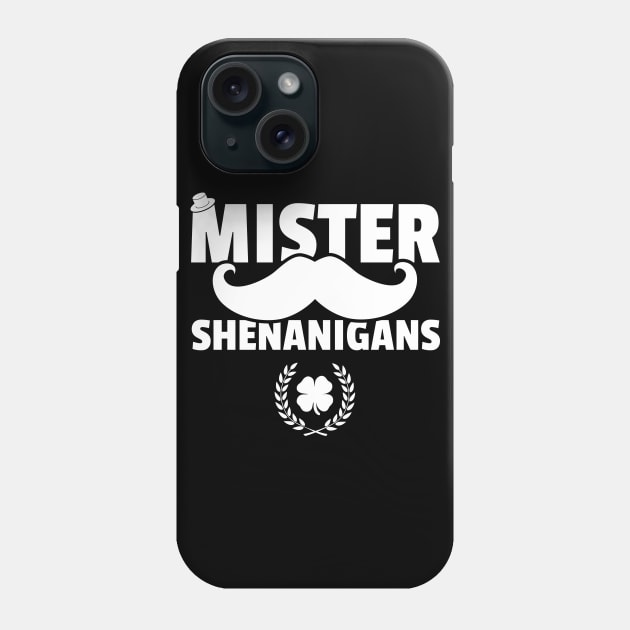 Mr. Shenanigans Cute Cunny St Patricks Day Phone Case by trendingoriginals