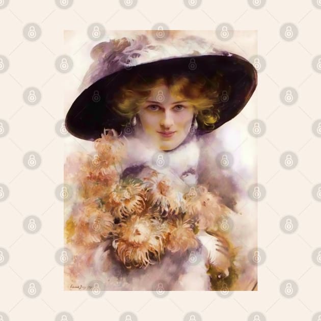 Victorian Lady illustration by Édouard Bisson by This and That Designs