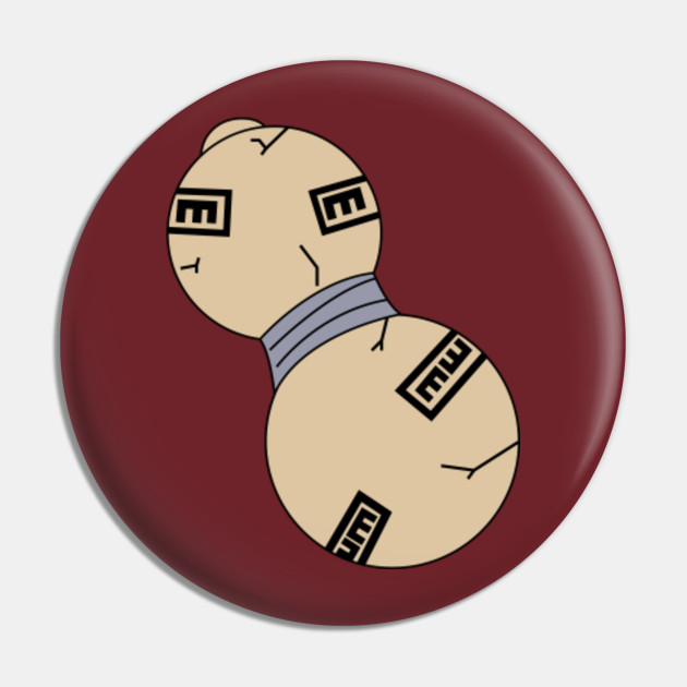 Naruto Gaara S Gourd Back And Tattoo Front Naruto Pin