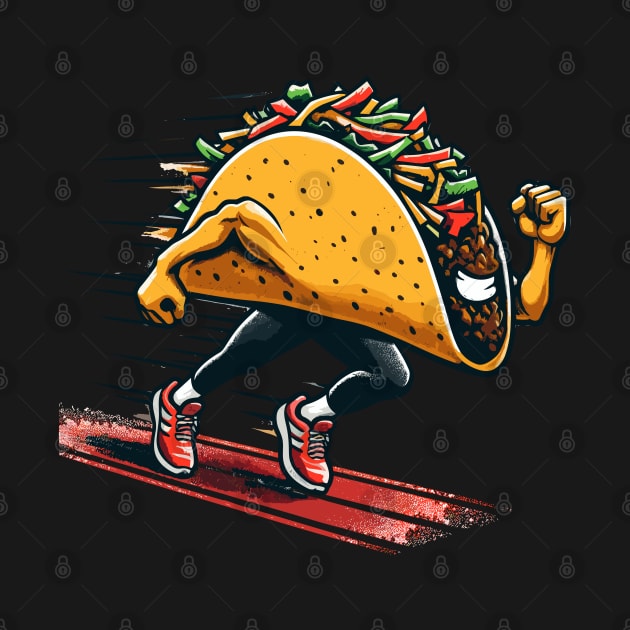 Fast food taco by Evgmerk