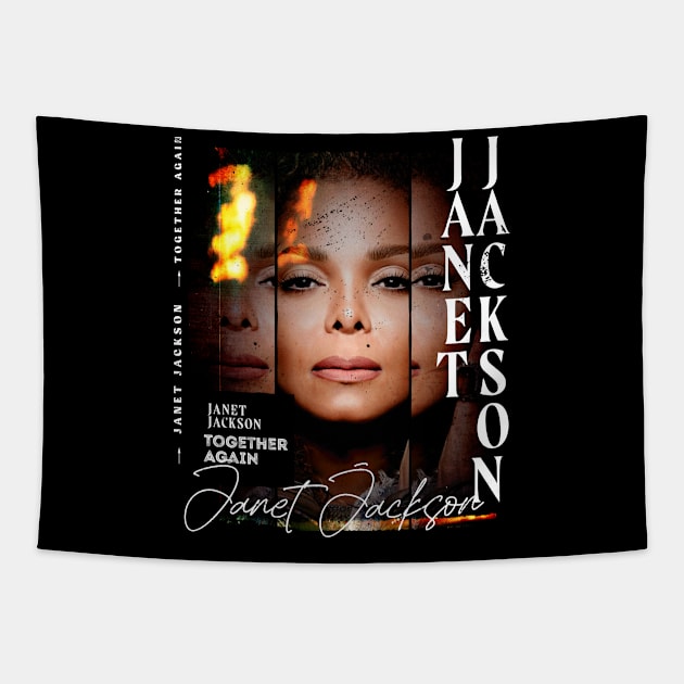 Janet Jackson Together Again Tour 2023 fans Tapestry by Pigmentdesign