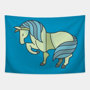 Horse cartoon Tapestry