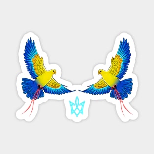 Peace pigeons Magnet