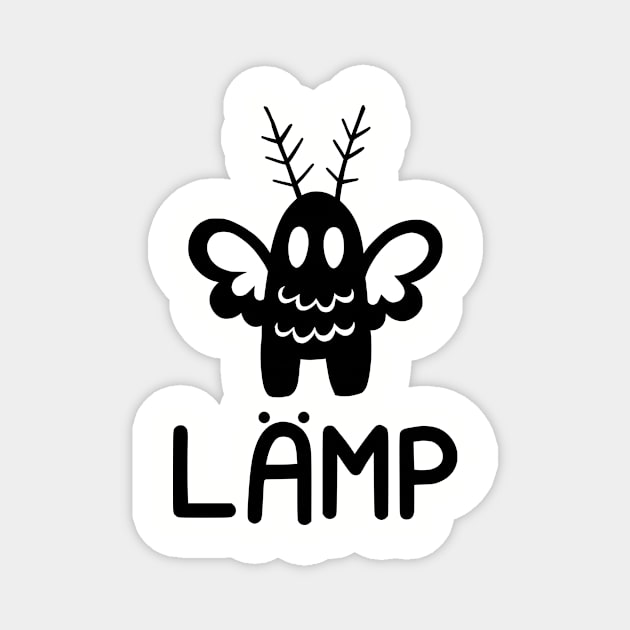 LÄMP - Mothman Magnet by JadedOddity