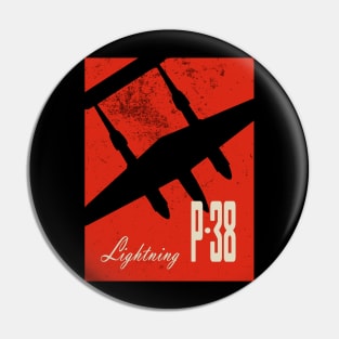 P-38 Lightning WW2 fighter aircraft Pin