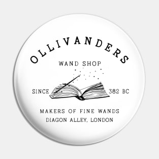 Ollivanders Wand Shop Pottery Fan Pin