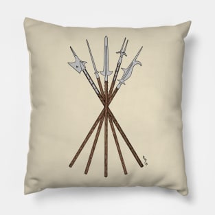 Some 16th Century Polearms Pillow