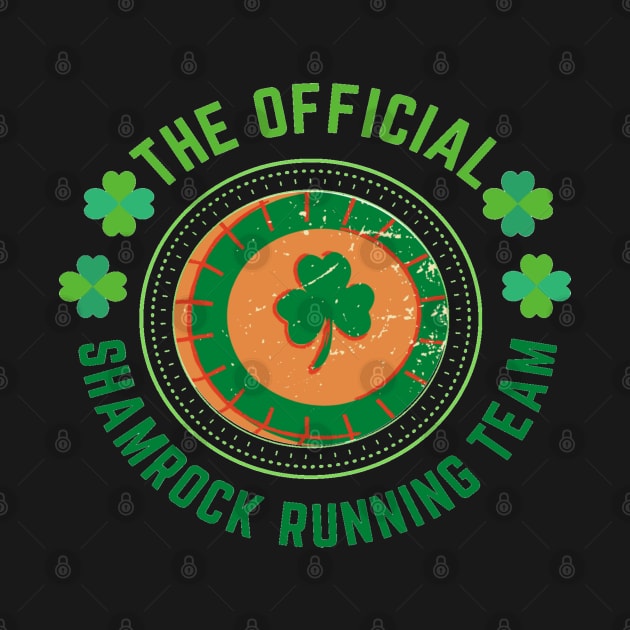 Saint Patrick. Official Shamrock Running Team by Funky Mama