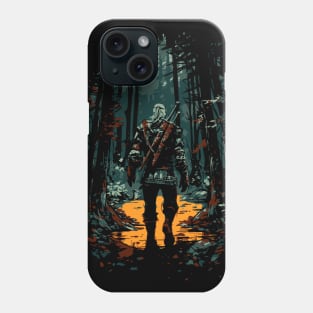 Geralt vs The Swamp Monster Phone Case