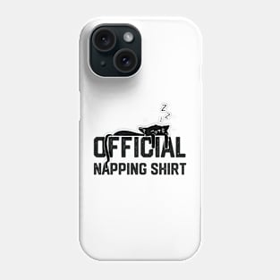 official napping shirt Phone Case