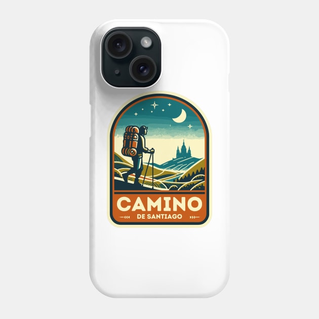 Buen Camino! El Camino de Santiago de Compostela - The Way of Saint James - Peregrino Pilgrim - Camino Frances Ingles Primitivo, Shirt, Hoodie, Mug, Tote, Sticker, Souvenir, etc Phone Case by cloudhiker