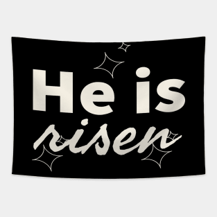 He Is Risen Cool Inspirational Christian Tapestry